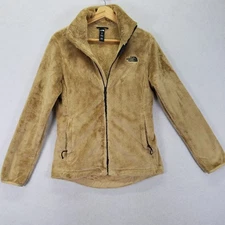 The North Face Women's S/P Osito Fleece Jacket FZ Tan Camel Teddy Bear Full Zip