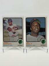 1973 OPC Twins Darwin Holt #228 #259 Vintage Baseball 2 Card Lot