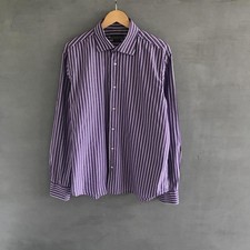 Men Monte Napoleone shirt white cotton 44/XXL/