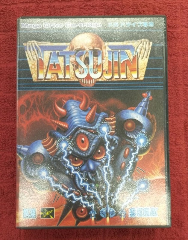 SEGA Mega Drive G-4020 TATSUJIN Video Game Console Used