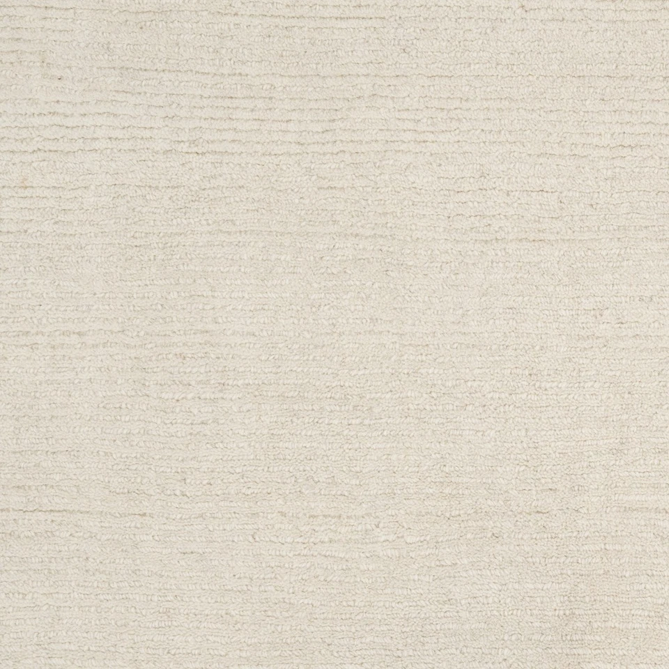 象牙色地毯 3 x 5 手工制作当代羊毛小地毯 - 约 3 英尺 3 x 5 英尺 3 — 第 4/4 张图片