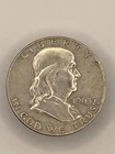 1963-D Franklin Half Dollar 90% Silver Denver Mint Circulated Ungraded Coin