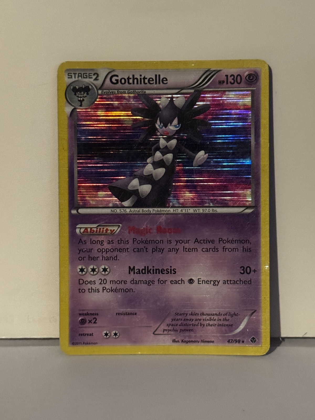 Gothitelle (47) Holo Rare Emerging Powers 47/98 NM