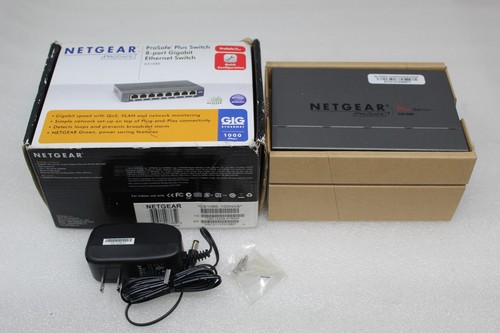 NETGEAR CS108E-100NASV8-port Gigabit Ethernet Switch Brand New