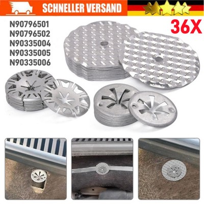 36X Reparatursatz Hitzeschutzblech Hitzeschild Befestigung Reparatur N90335004 D