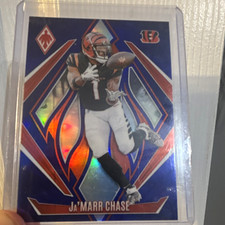 2024 Panini Phoenix Football Ja'Marr Chase Blue 20/50 #72 Cincinnati Bengals