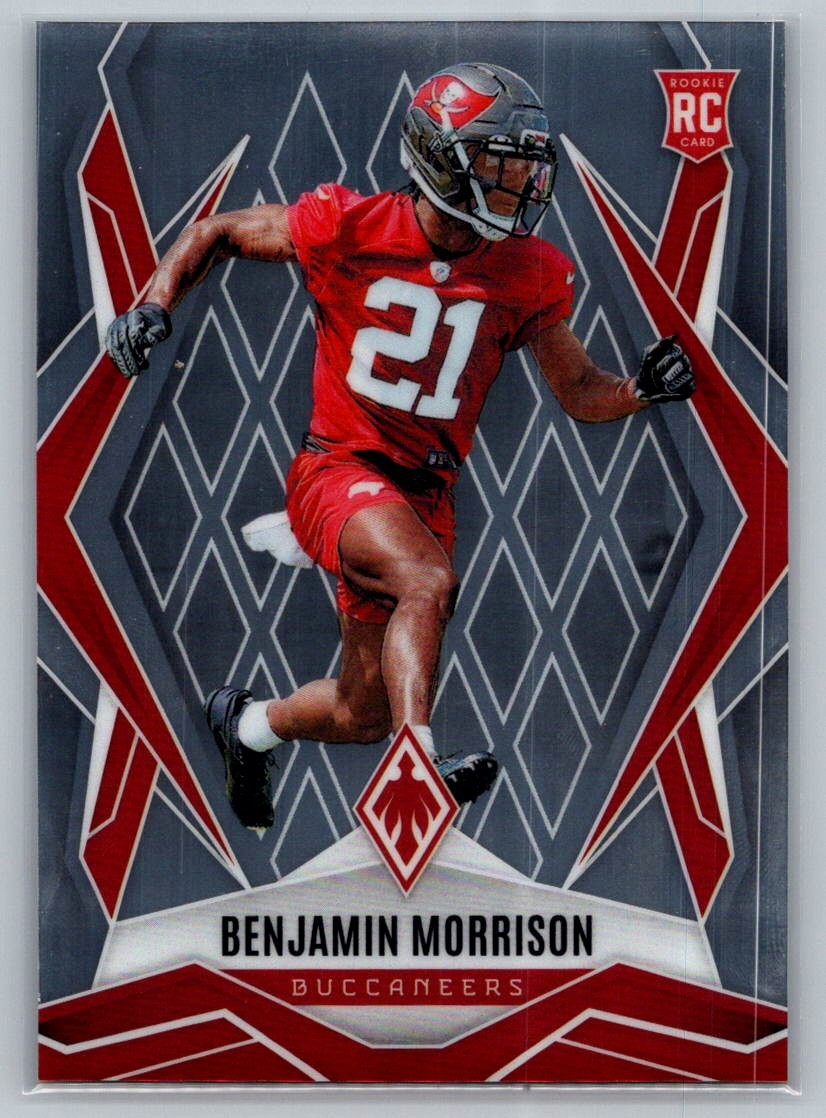 💎2025 Panini Phoenix Football #247 Benjamin Morrison RC - Buccaneers💎