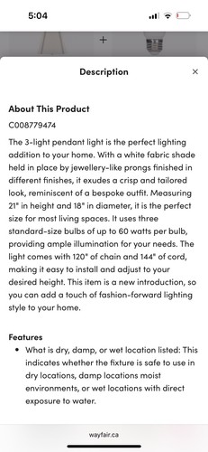 21x18 Large Savoy House Mansfield 3-Light Pendant Chandelier Chrome Glass Entry - Picture 6 of 10