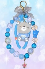 Pastel Blue Bear Bag/Phone Charm  Keychain