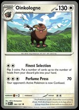 Oinkologne 184/197 Uncommon Obsidian Flames Pokemon Lightly Played