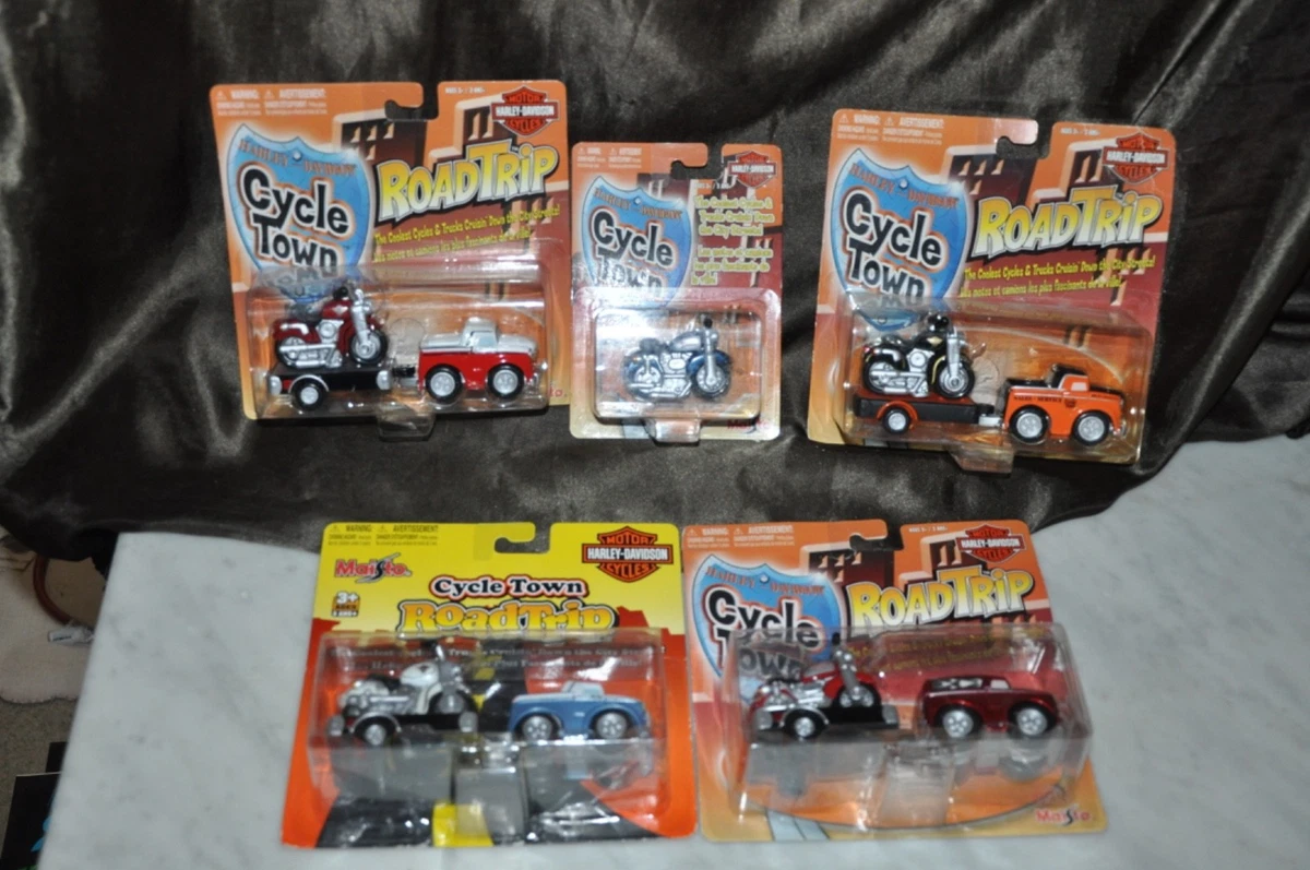 Maisto 1:64 Harley Davidson Haulers - Camioncino Modellino Nero E Arancio Per Bambini 8+