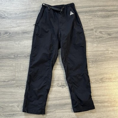 Nike ACG Hike Pants Mens XS Black Belted Stretch Hiking Zip