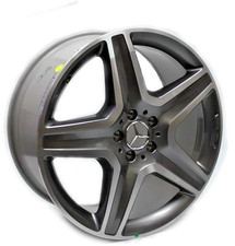 20x9 Mercedes Benz Ml Gle Class Machined Gray 5 Spoke 5x112 2015-2019 20 Rim 20x9 Mercedes Benz Ml Gle Class Machined Gray 5 Spoke 5x112 2015-2019 20 Rim