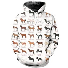 Beautiful Horse Breeds Hoodie