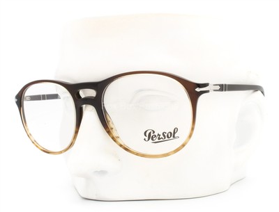 Persol PO3202-V 1026 Eyeglasses Glasses Double Bridge Brown Ombre 53mm No Case