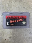 Super Mario Bros. Classic NES Series Nintendo Game Boy Advance, 2004 game only