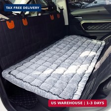 Backseat Pet Bed Mat, Truck Plaid Dog Bed for Car Back Seat, Deluxe Dog Seat Cov