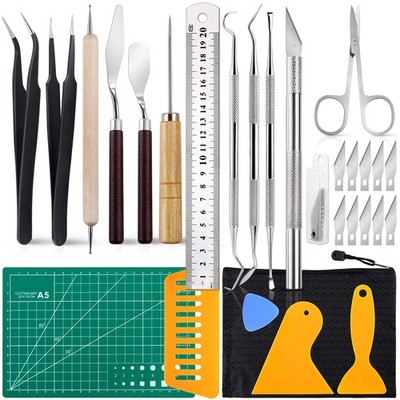 28 PCS Precision Craft Tools Set Vinyl #16873, 28pcs Scrapbooking 