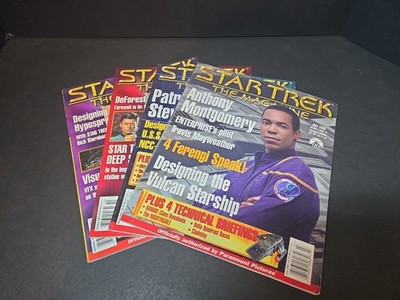 AD Vintage Star Trek The Magazine Bundle Of 4 See Details & Pics! US Seller 