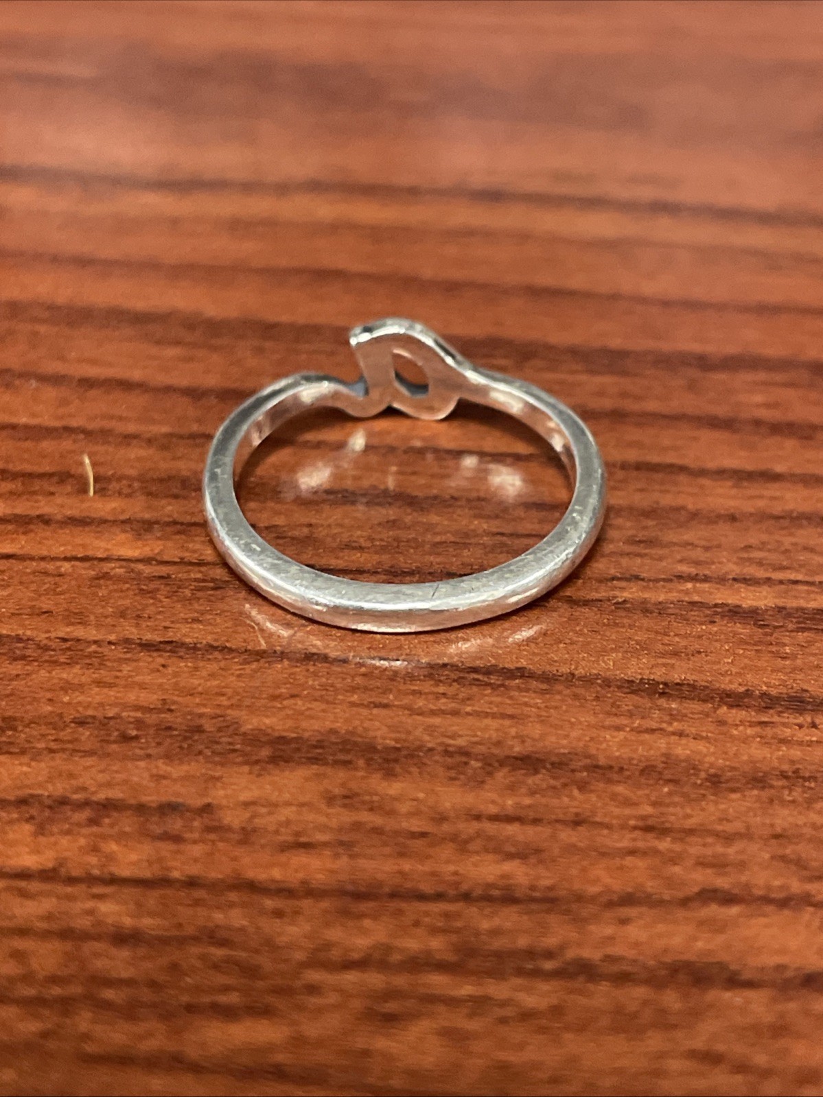 James Avery "a" Script Initial Sterling Silver Ri… - image 6