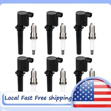 FD502 for 2003-2008 Ford Escape 3.0L V6 6 Spark Plugs 6 DG500 Ignition Coils