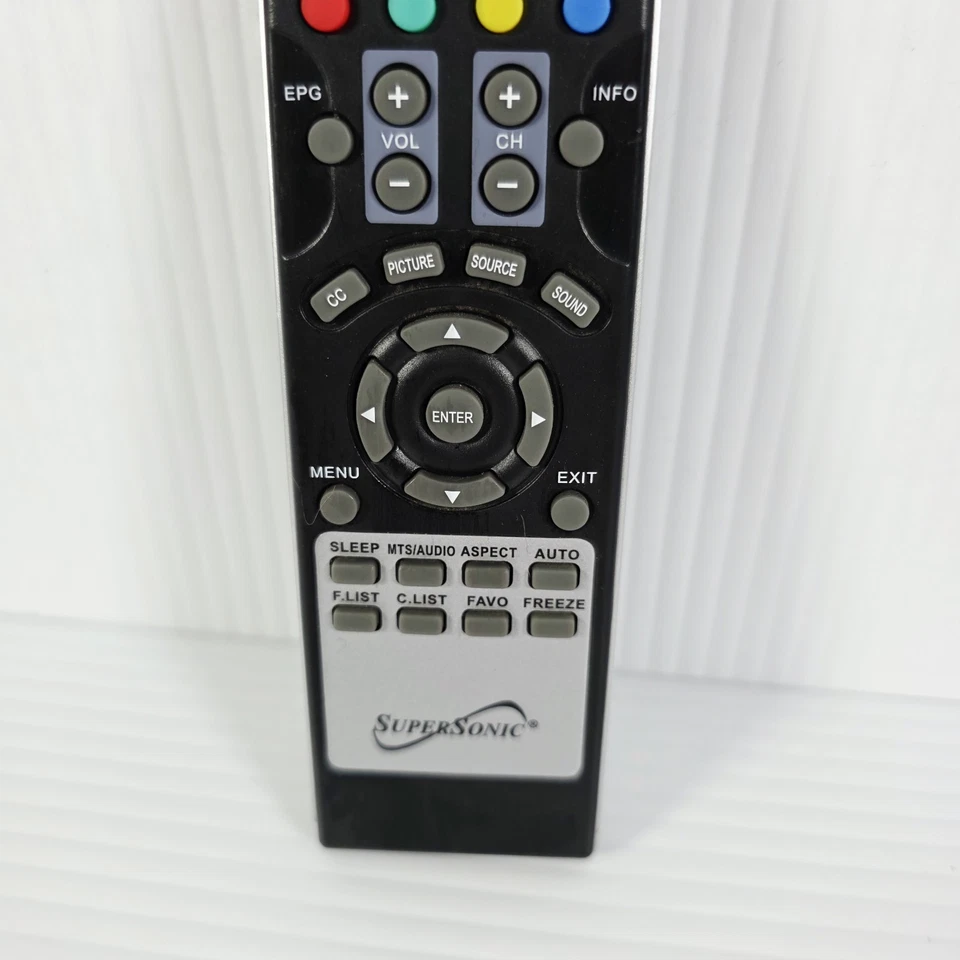 Supersonic Remote Control for SC1312 SC1512 SC1912 SC2212 SC2412 - Tested - Image 3 of 4