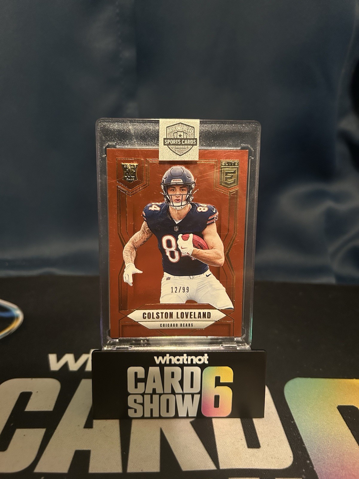 2025 Donruss Elite Colston Loveland Rookie Red /99 Chicago Bears #109