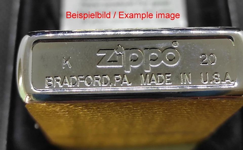Zippo /  ein original Zippo aus der Gold-Case Fan Edition / Kleopatra - Bild 4 von 4