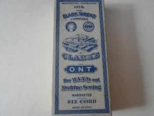 Clark Thread Company-TM O.N.T. 1 Dozen 60 yd spools East TN Gen Store (RT197)