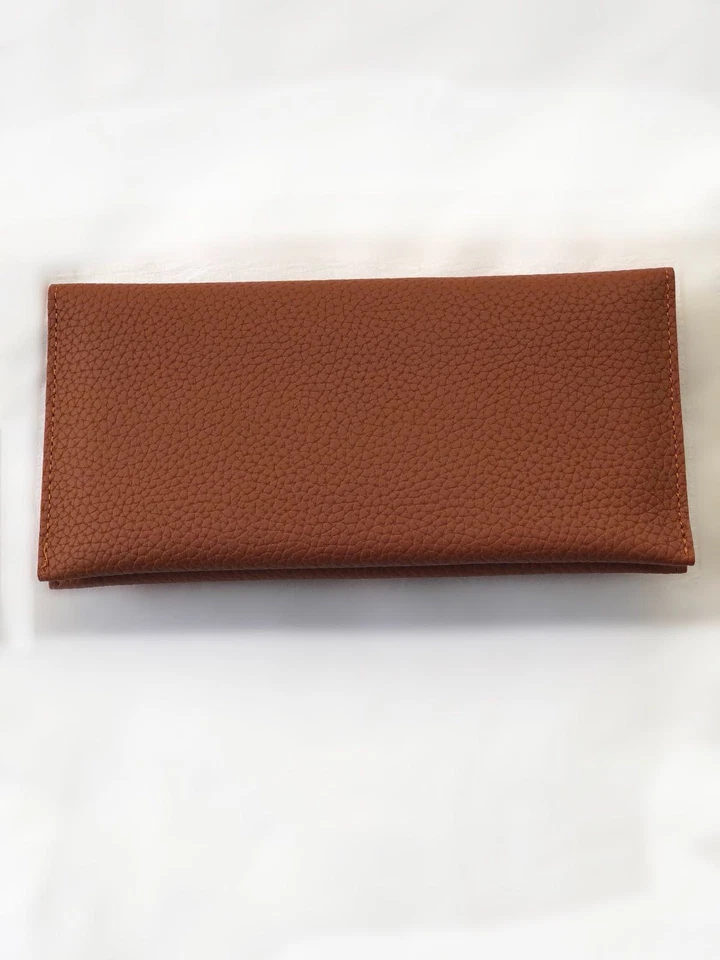 LADIES WALLET STYLE CLUTCH PURSE FAUX LEATHER WITH CLIP LOCK SUEDE LINING - Image 4 of 4