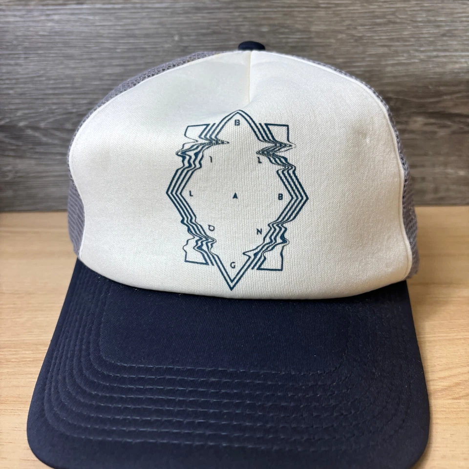 Gorra BillaBong Snap Back Gris Negra Surf Surf Ajustable Foto 2 de 4