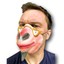 thumbnail 67 - Half Face Comedy Funny People Face Mask Stag Hen Latex Party Masks Masquerade