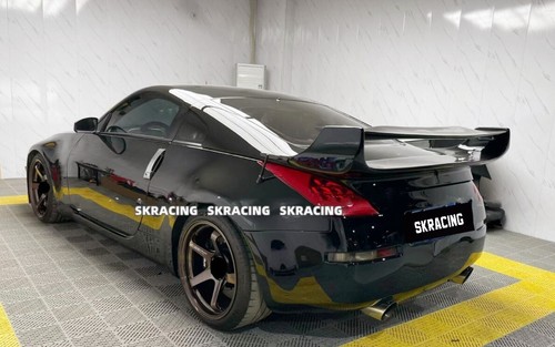 Kits de ala alerón alerón alerón para Nissan 350Z Z33 2003-2008 fibra de carbono real tapa trasera - Imagen 8 de 20