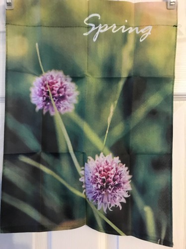 Primavera True Living Outdoors BANDIERA DA GIARDINO 12,5""x18"" poliestere verde - Foto 4 di 4