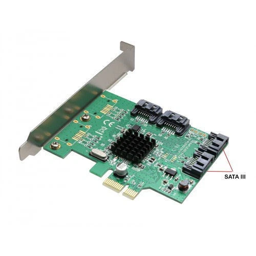 SYBA SI-PEX40064 4Port SATA III 5Gb/s PCI Express with Full/Low Profile Brackets - Image 4 of 4