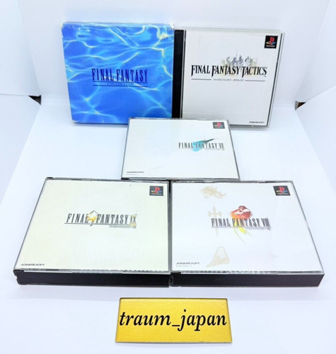 PS1 Final Fantasy Collection (4/5/6) 7 8 9 Tactics Japan PlayStation 1 Tested