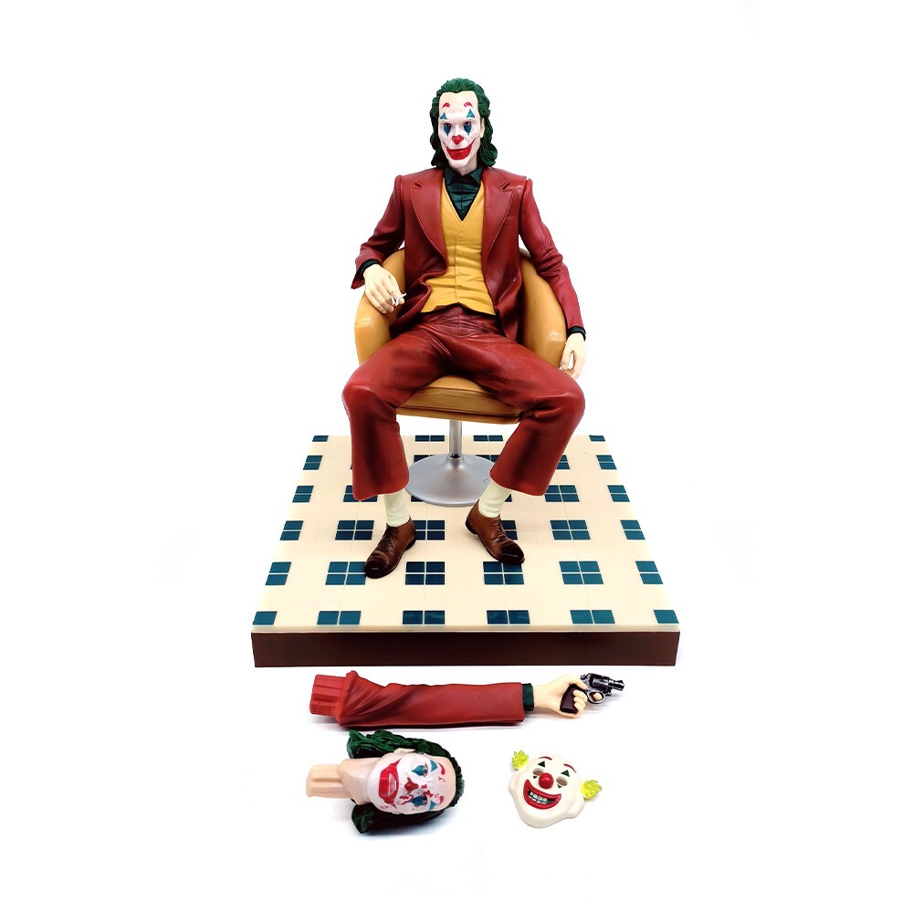 DC Comics Joker Chair Joaquin Phoenix 11'' Action Figure Statue
