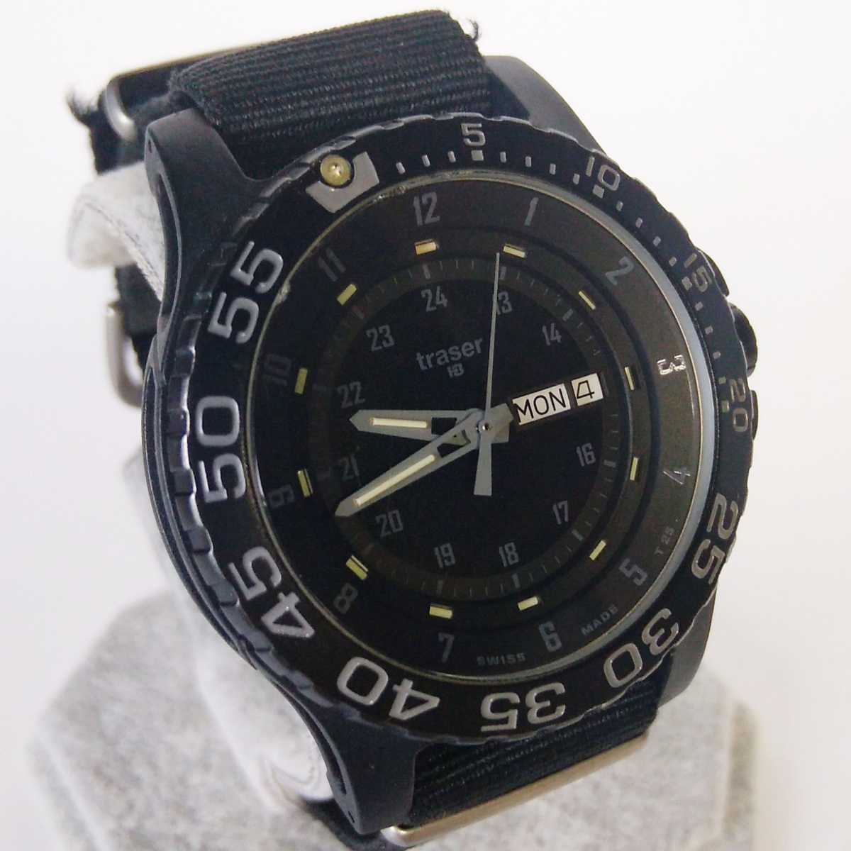 TRASER Shadow Water Resistant 20 Bar Quartz Analog Men's Watch Swiss Made