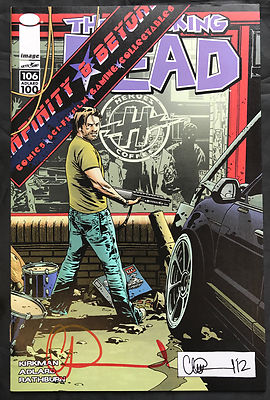 THE WALKING DEAD #106 INFINITY & BEYOND VARIANT COVER SIGNED BY CHARLIE ADLARD