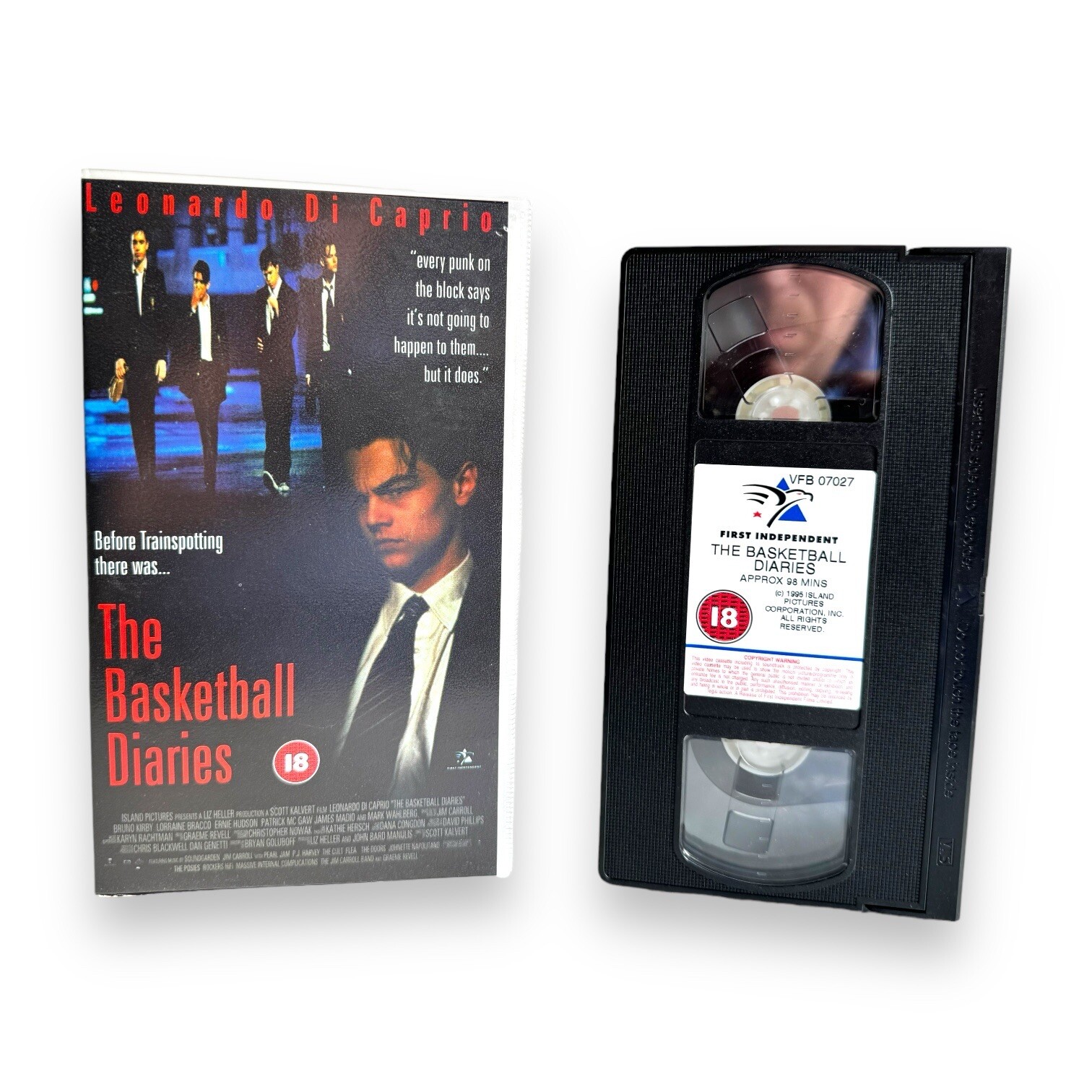 The Basketball Diaries VHS Leonardo DiCaprio 1995 Retro Movie Cassette Tape Rare