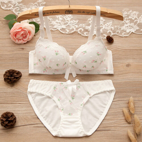 Women Ladies Sexy Floral Lace Padded Push Up Underwear Bra Set Lingerie Knicker_ - Picture 17 of 20