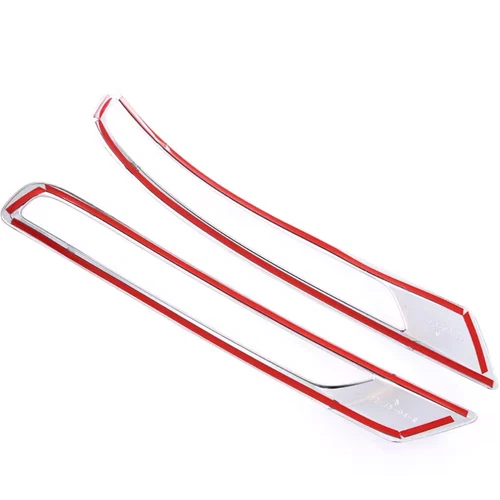 ABS Chrome Rear Fog Light Cover Trim 2pcs for Mitsubishi Outlander 2022-2024 - Picture 9 of 9