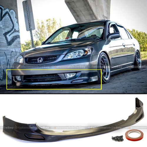 For 04 05 Honda Civic 2/4dr JDM PDM Style Front Bumper Lip Body Kit eBay