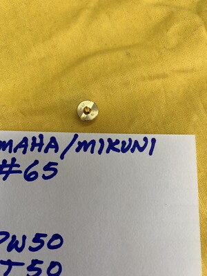 NEW OEM YAMAHA PW50 #65 MAIN JET (620-14231-13-00) Y-ZINGER PW50
