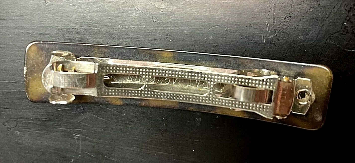 Pretty Translucent Faux Tortoise Shell Barrette 4… - image 3