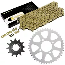 Drive Chain W/Front Rear Sprockets Kit for Kawasaki KEF300 Lakota 300 1995-2003
