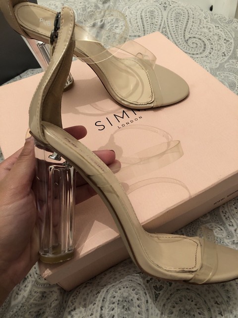 public desire perspex heels