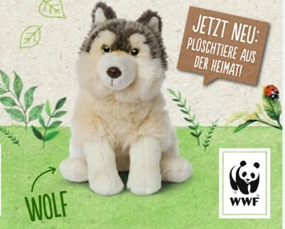 *NEU* WWF Plüschtier WOLF 25cm / Stofftier / Kuscheltier aus der Heimat 🔝
