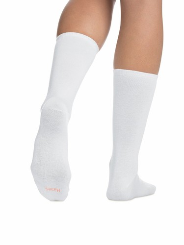 "Paquete de 6 calcetines crew premium para mujer Hanes® ""Suave y ligero y talla extendida" - Imagen 2 de 4
