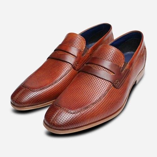 Designer Bugatti Uomo Penny Mocassini IN Marrone | eBay